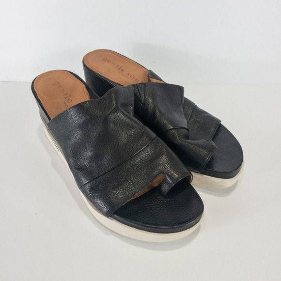 Gentle Souls Lavern Toe Ring Platform Slides - Picture 9 of 10